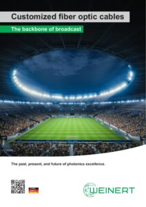 Broadcasting – Fiber Optic Cables for Studios, Touring and Arenas